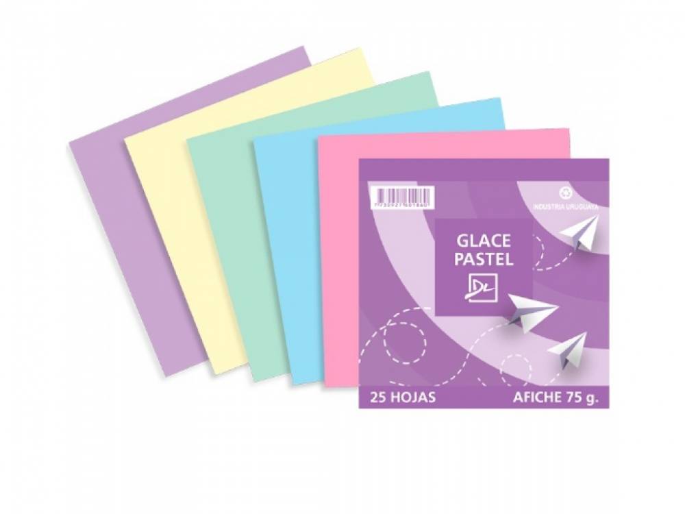 PAPEL GLACE PASTEL 75 GRS X 30 H 