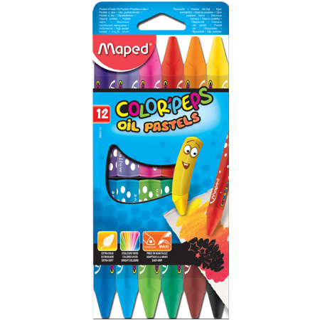PSTEL OLEO X 12 U MAPED 