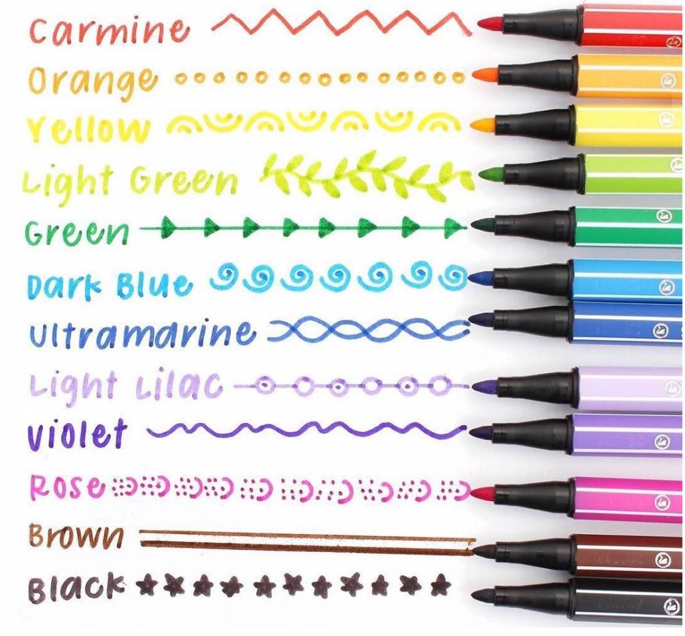  MARCADORES STABILO PEN 68 12 COLORES