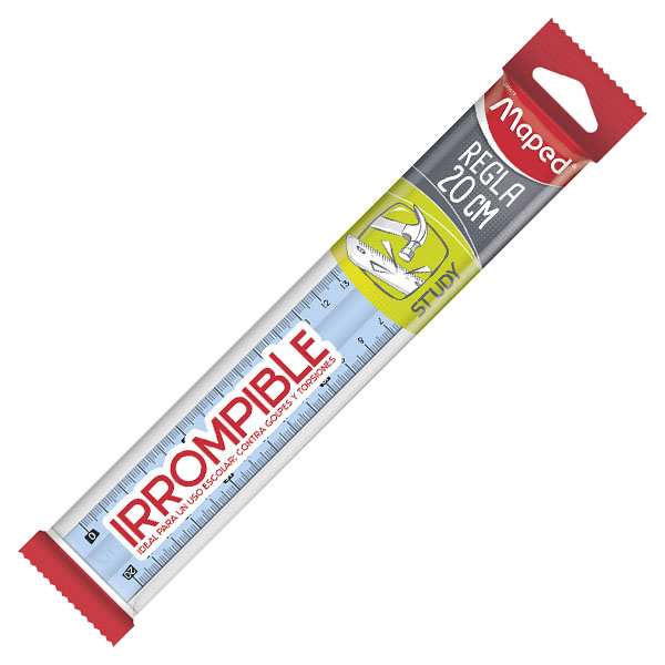 REGLA MAPED IRROMPIBLE 20 CM 
