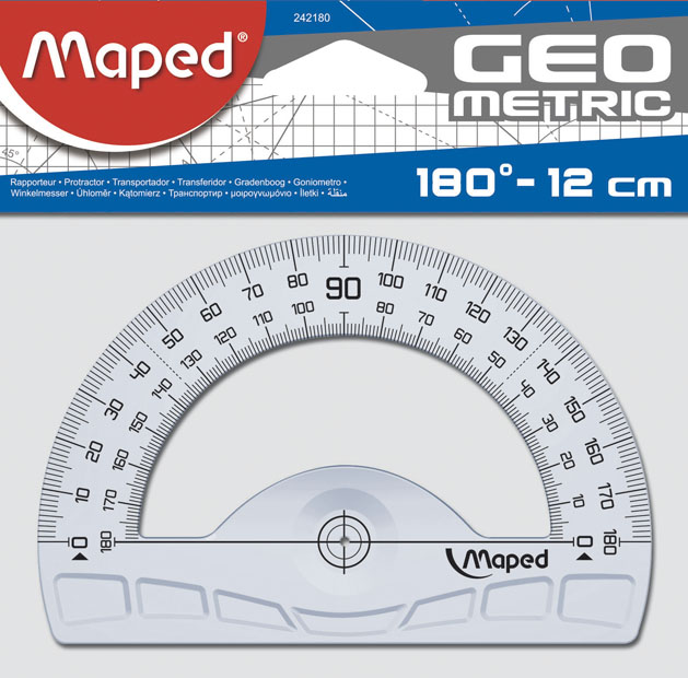 SEMICIRCULO MAPED GEOMETRIC 180� BLISTER
