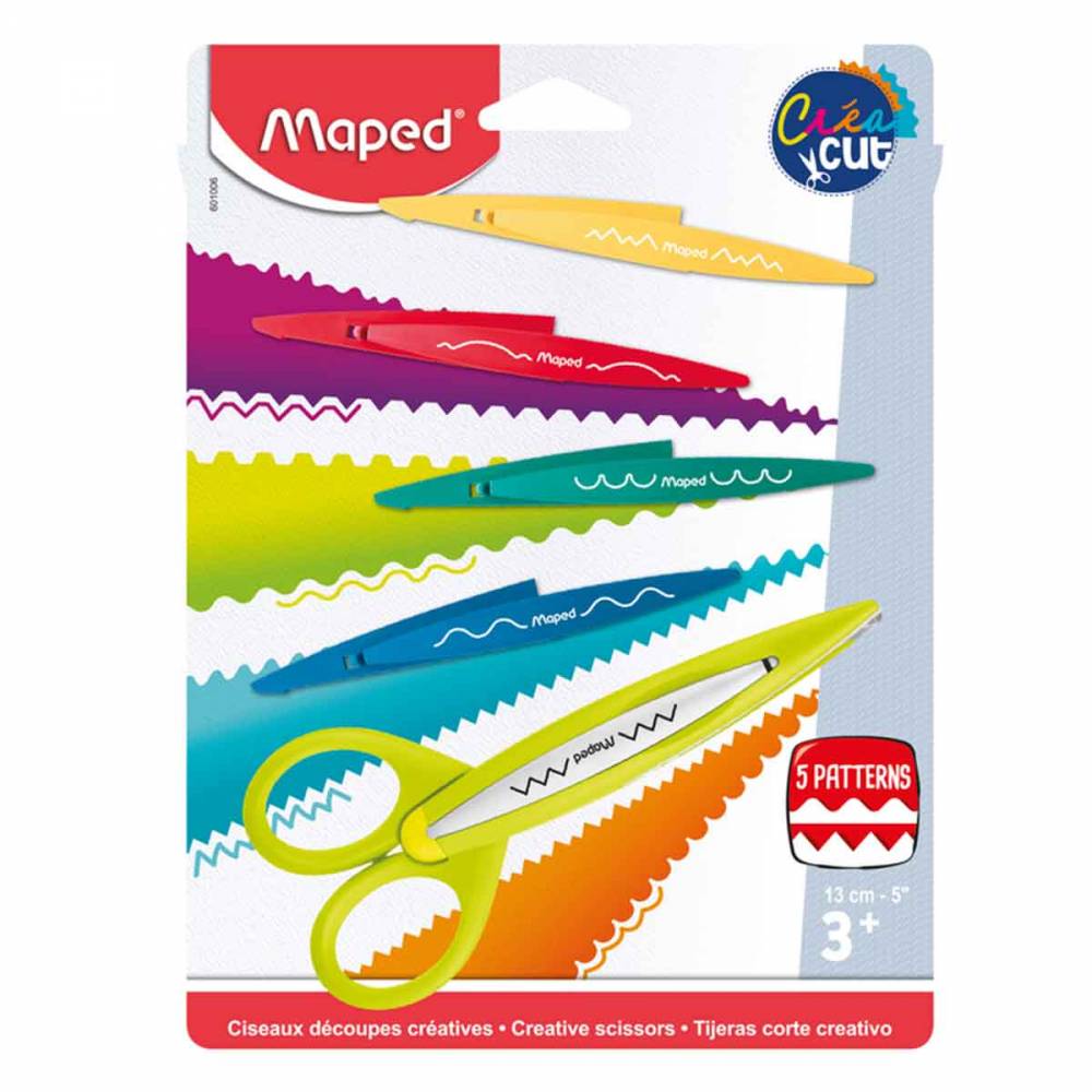 TIJERA DE PICOS MAPED 13 CM BLISTER X5 CORTES