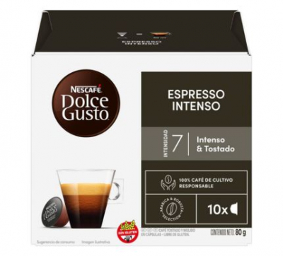 NESCAFE DOLCE GUSTO X 10 CAPSULAS EXPRESSO INTENSO 