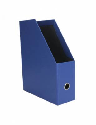 REVISTERO A4 CARTON PLASTIFICADO AZUL 