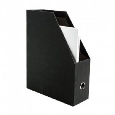 REVISTERO OFICIO CARTON PLASTIFICADO NEGRO 