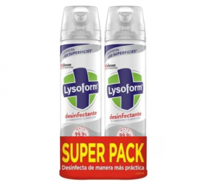 LYSOFORM AEROSOL ORIGINAL PACK X 2 UNIDADES 360 ML     