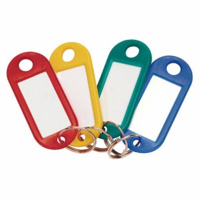 LLAVEROS IDENTIFICADORES DE COLORES X 50 U             