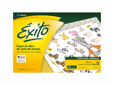 BLOCK �XITO ANIMALES DE LA GRANJA N�5 20 HOJAS