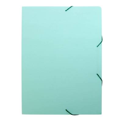 CARPETA CON ELASTICO DELLO A5 VERDE  PASTEL 