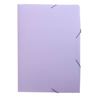 CARPETA CON ELASTICO DELLO A5 LILA PASTEL 