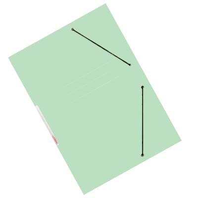 CARPETA CON ELASTICO TEORIA + VERDE PASTEL 