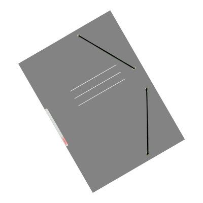 CARPETA CON EL�STICO TEORIA 300 GRS  GRIS