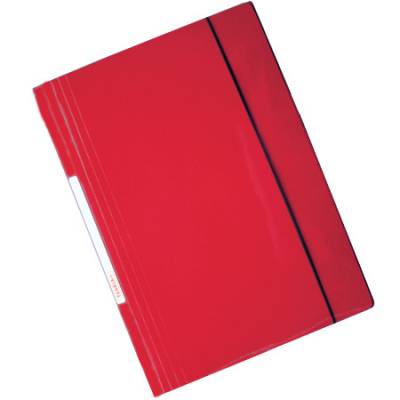 CARPETA TEORIA + CON ELASTICO VERTICAL ROJO