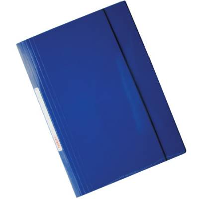 CARPETA TEORIA + CON ELASTICO VERTICAL AZUL 