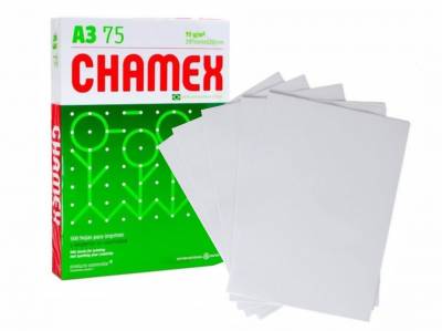 PAPEL DE FOTOCOPIA CHAMEX X 500 HOJAS 