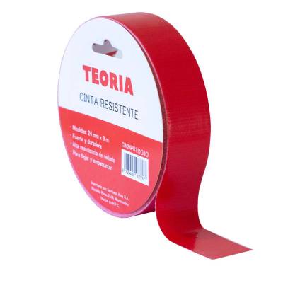 CINTA ADHESIVA RSISTENTE TEORIA+ 24MM X 9 M