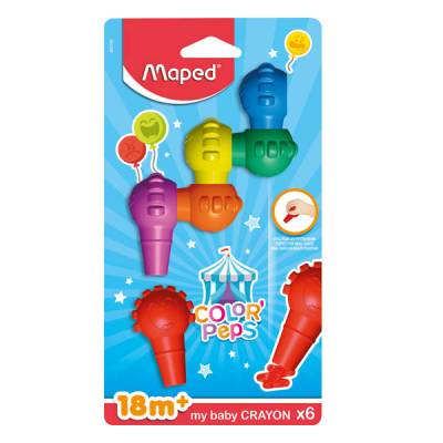 BABY CRAYONS MAPED X6