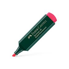 DESTACADOR FABER CASTELLS ROJO 