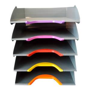 SET DE 5 BANDEJAS DURABLE VARIACOLOR              