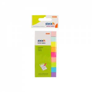  BLOCK STICK  PAPEL 50 X 12 MM 9 COLORES