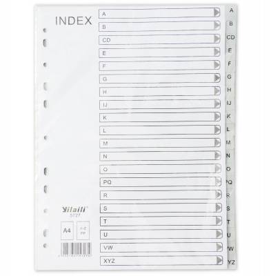 INDICE ALFABETICO DE LA A -Z EN PVC YIL 5727
