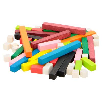 JUEGO EDUCATIVO DE REGLETAS 10 X 10 EN BOLSA 