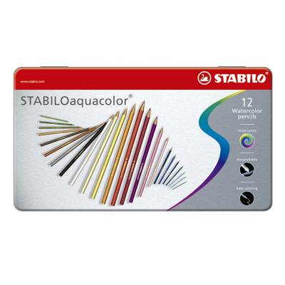 CAJA DE LAPICES DE COLORES STABILO AQUACOLOR  