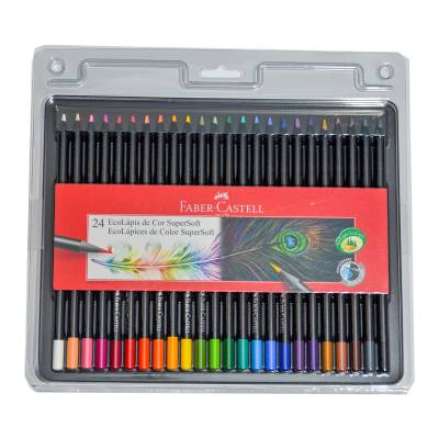 CAJA DE LAPICES SUPERSOFT X 24 U FABER CASTELLS 