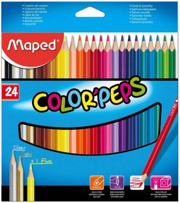 L�PICES MAPED COLOR�PEPS X 24