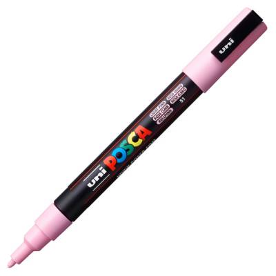 MARCADOR UNI POSCA 1.3 MM ROSA PASTEL 