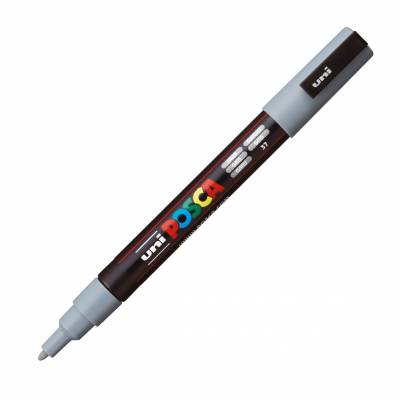 MARCADOR UNI POSCA 1.3 MM GRIS