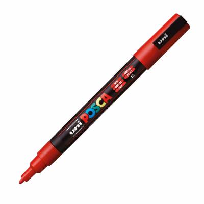 MARCADOR UNI POSCA 1.3 MM ROJO 