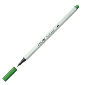 MARCADOR STABILO PEN 68 BRUSH VERDE
