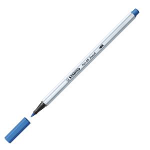 MARCADOR STABILO PEN 68 BRUSH AZUL