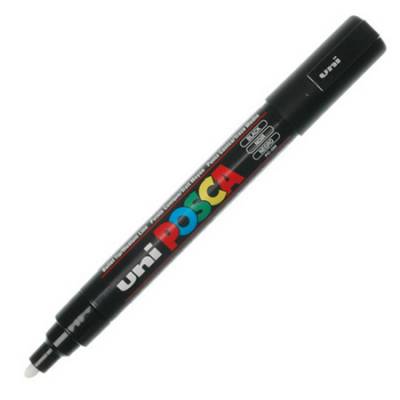 MARCADOR UNI POSCA 2.5 MM NEGRO