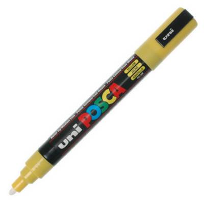 MARCADOR UNI POSCA 2.5 MM AMARILLO 