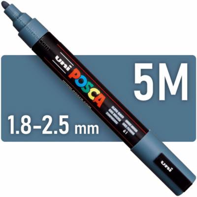 MARCADOR UNI POSCA 2.5 MM GRIS OSCURO 