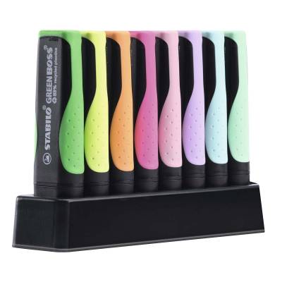 DESTACADOR STABILO GREEN BOSS X 8