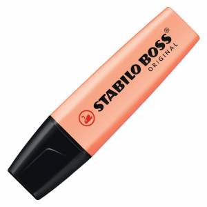 DESTACADOR STABILO BOSS NARANJA PASTEL