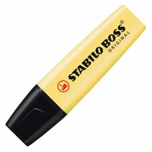 DESTACADOR STABILO BOSS AMARILLO PASTEL