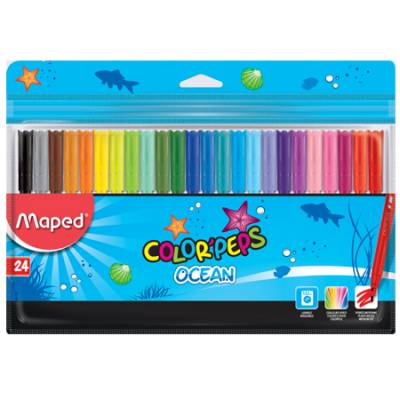 MARCADORES MAPED OCEAN X 24 U 