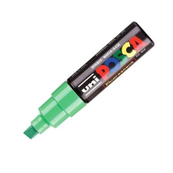 MARCADOR UNI POSCA VERDE FL�O 8MM