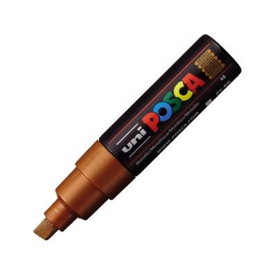 MARCADOR UNI POSCA 8 MM MARRON 