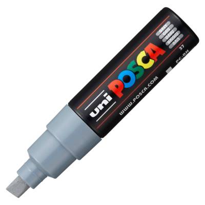 MARCADOR UNI POSCA 8 MM GRIS 