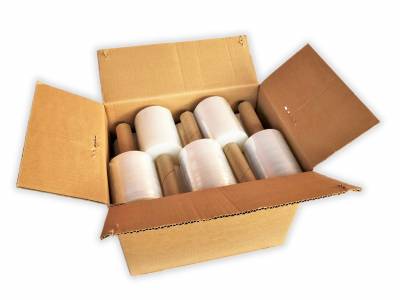 FILM STRECH CON MANGO 125 MM X 23 MICRAS CAJA   