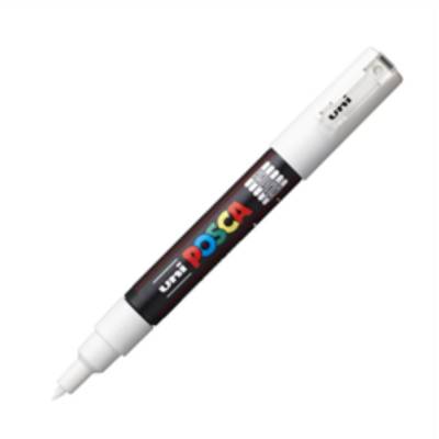 MARCADOR UNI POSCA 0.7 MM BLANCO