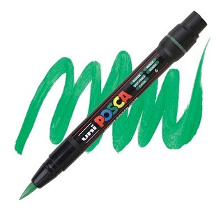 MARCADOR UNI POSCA PINCEL VERDE