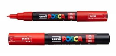 MARCADOR UNI POSCA 0.7 MM ROJO