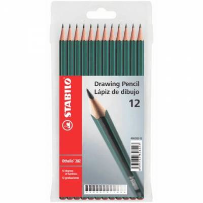 L�PIZ GRADUADO STABILO OTHELLO SET X12