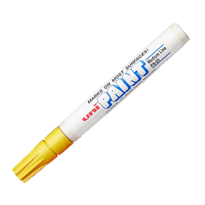 MARCADOR UNI PAINT 2.5 MM AMARILLO